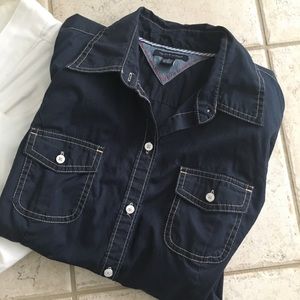 Tommy Hilfiger Navy Blouse